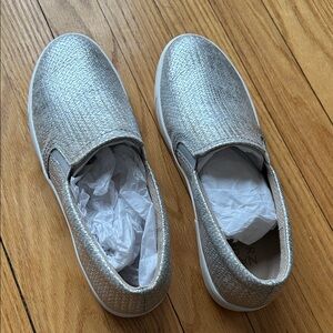Naturalizer Silver Espadrilles